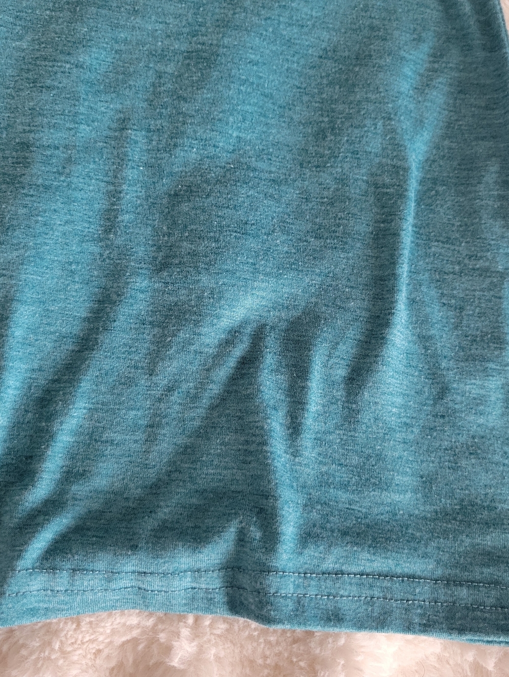 Womens XL 'Last Day Of School' Tshirt Teal - Picture 2 of 6